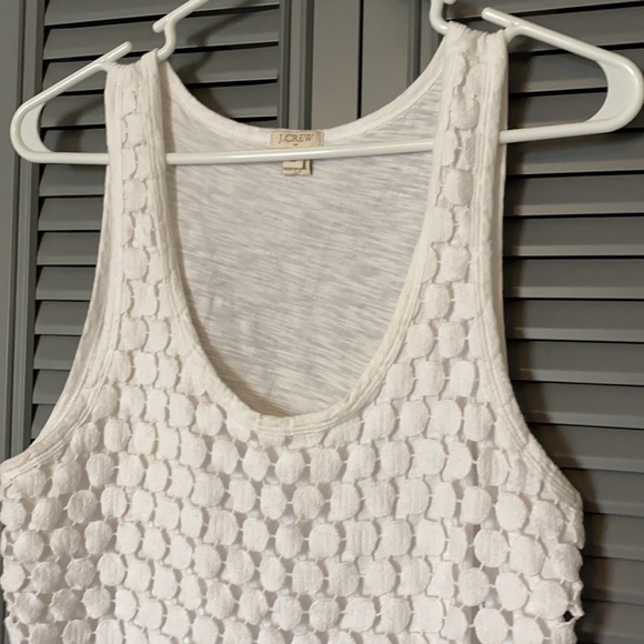 J Crew : White Tank Top - Medium - Picture 2 of 9